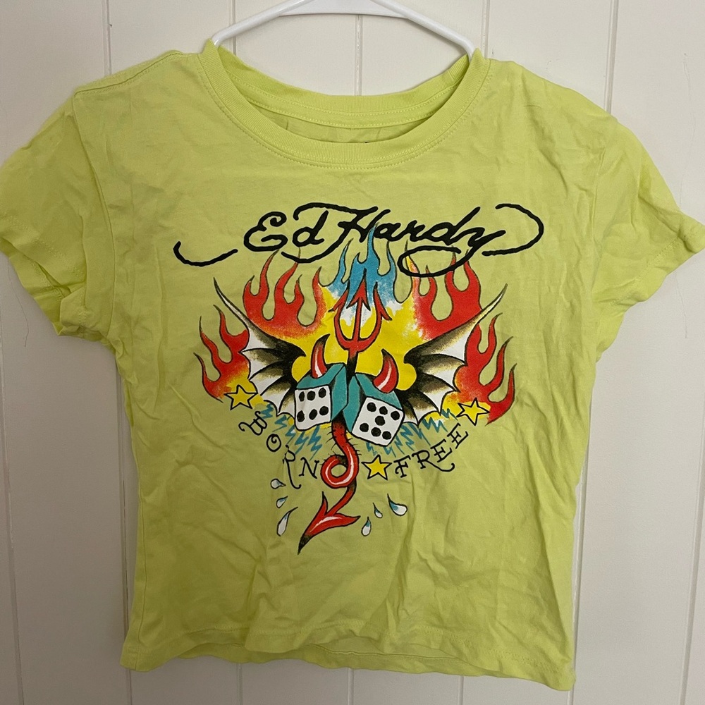 Ed Hardy crop top